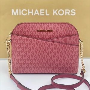 Michael Kors MK Berry Monogram Purse Shoulder Bag Crossbody